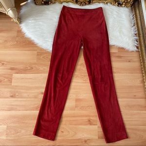Valentino Suede Leather Pants